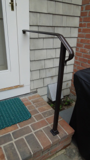 bronze post and cap