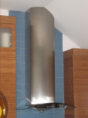 brushed stainless chimney cover