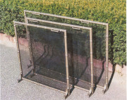 faux bamboo framed firescreens