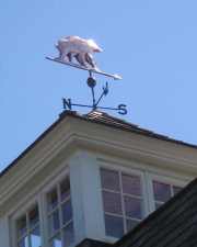 pillowed bear weathervane