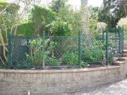 powder coated aluminum garden fencing