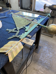 bronze weathervane
