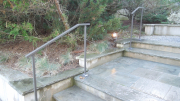 powder coated stainless handrails