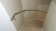 wall handrail to lower level
