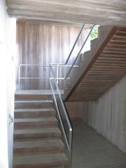 aluminum pipe w clear powder coating