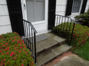 front door railings in steel
