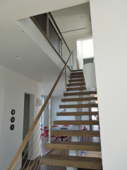 interior stainless steel with cables