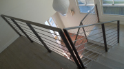 lacquered steel bar with rods